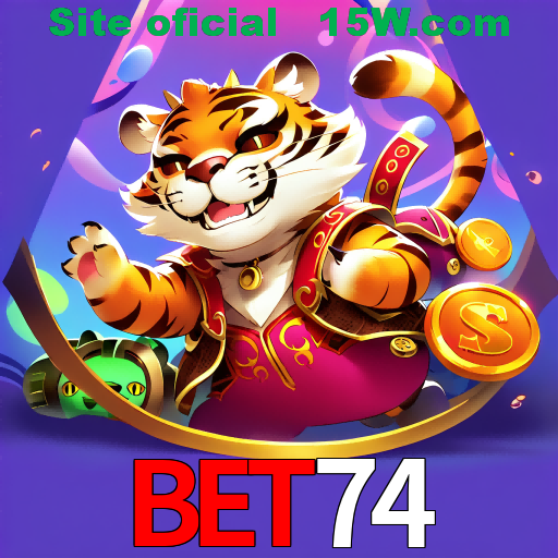 Imagem promocional da Bet74 mostrando a plataforma e suas vantagens